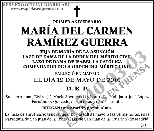 María del Carmen Ramírez Guerra